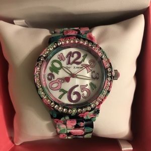Betsey Johnson Gorgeous Floral Watch